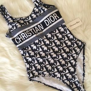 Christian Dior One Piece Bathing Suit with Tags